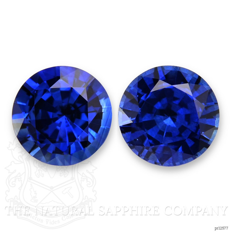 1.47 Ct.Tw. Blue Sapphire Pair from Ceylon (Sri Lanka)