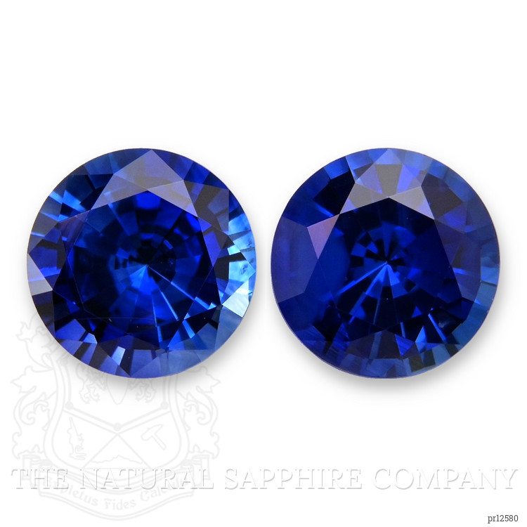 1.66 Ct.Tw. Blue Sapphire Pair from Ceylon (Sri Lanka)