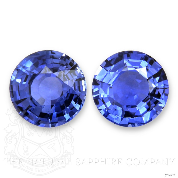 1.36 Ct.Tw. Blue Sapphire Pair from Ceylon (Sri Lanka)