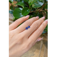 1.36&nbsp;Ct.Tw.Total Carat Weight Blue Sapphire Pair from Ceylon (Sri Lanka) Life Style