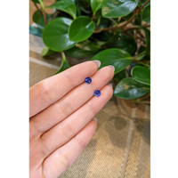 1.36&nbsp;Ct.Tw.Total Carat Weight Blue Sapphire Pair from Ceylon (Sri Lanka) Life Style