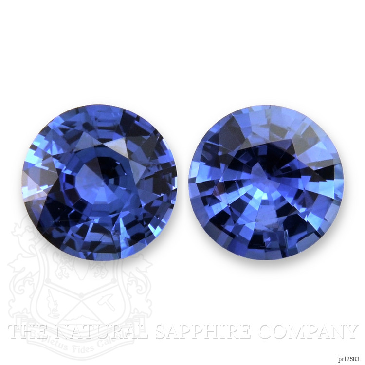 1.21 Ct.Tw. Blue Sapphire Pair from Ceylon (Sri Lanka)