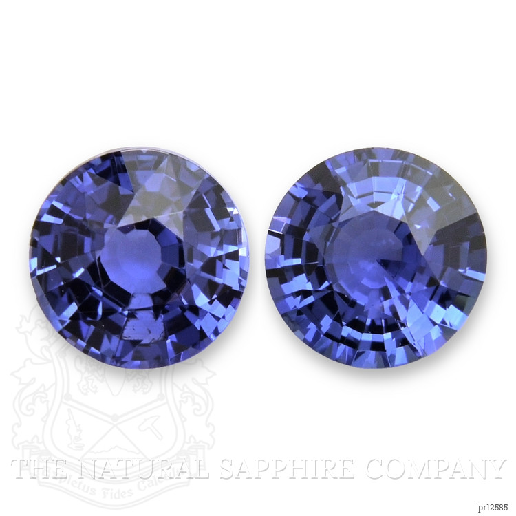 1.17 Ct.Tw. Blue Sapphire Pair from Ceylon (Sri Lanka)