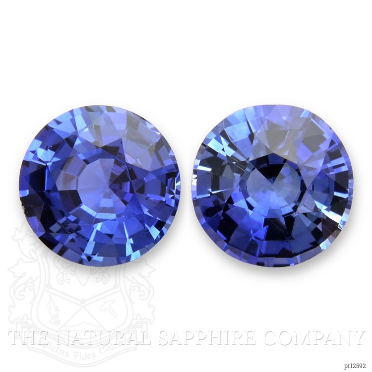 1.11 Ct.Tw. Blue Sapphire Pair from Ceylon (Sri Lanka)