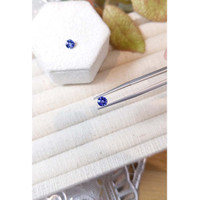 1.11&nbsp;Ct.Tw.Total Carat Weight Blue Sapphire Pair from Ceylon (Sri Lanka) Life Style