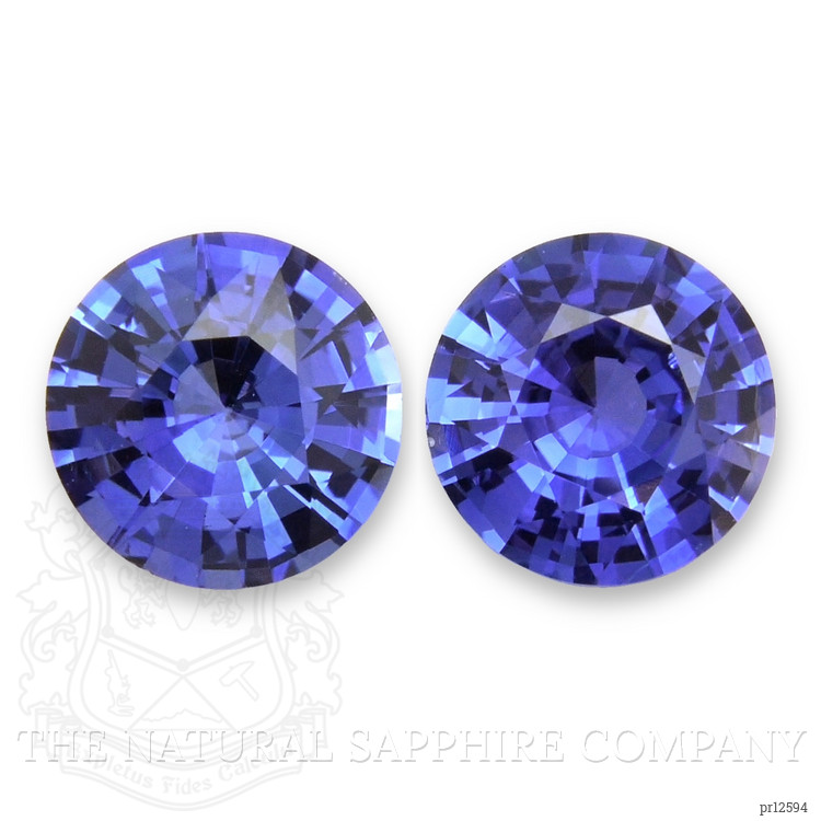1.17 Ct.Tw. Blue Sapphire Pair from Ceylon (Sri Lanka)