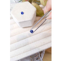 1.17&nbsp;Ct.Tw.Total Carat Weight Blue Sapphire Pair from Ceylon (Sri Lanka) Life Style