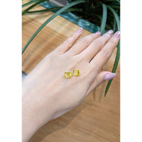 6.12&nbsp;Ct.Tw.Total Carat Weight Yellow Sapphire Pair from Ceylon (Sri Lanka) Life Style