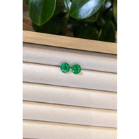 3.25 Ct.Tw.Total Carat Weight Emerald Pair from Colombia Life Style