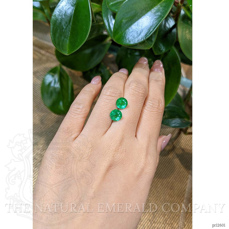 3.25 Ct.Tw. Emerald Pair from Colombia