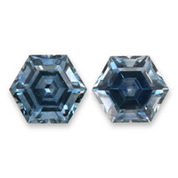 1.48&nbsp;Ct.Tw.Total Carat Weight Greenish Blue Sapphire Pair from Montana Video