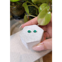 1.22&nbsp;Ct.Tw.Total Carat Weight Emerald Pair from Zambia Life Style