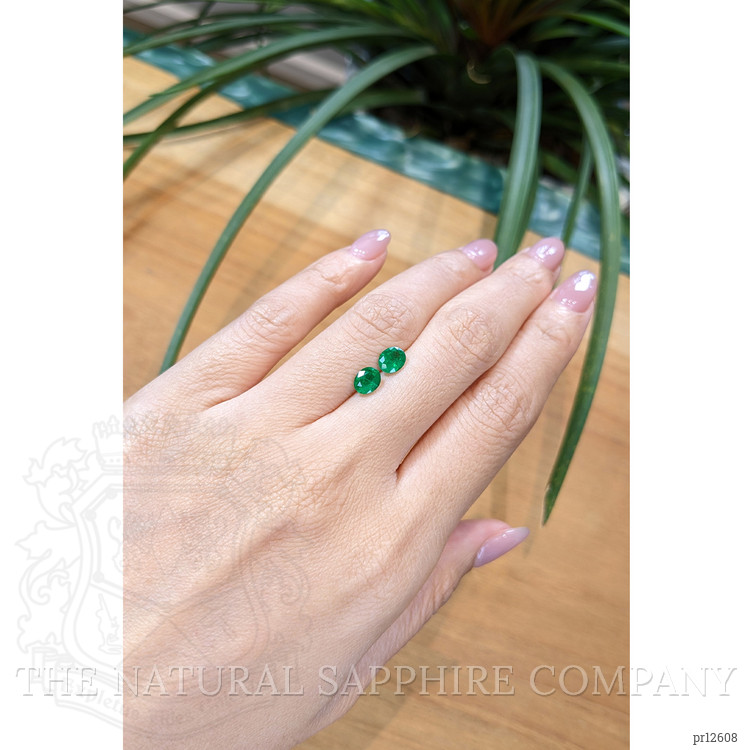 1.22 Ct.Tw. Emerald Pair from Zambia