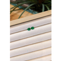 1.22&nbsp;Ct.Tw.Total Carat Weight Emerald Pair from Zambia Life Style