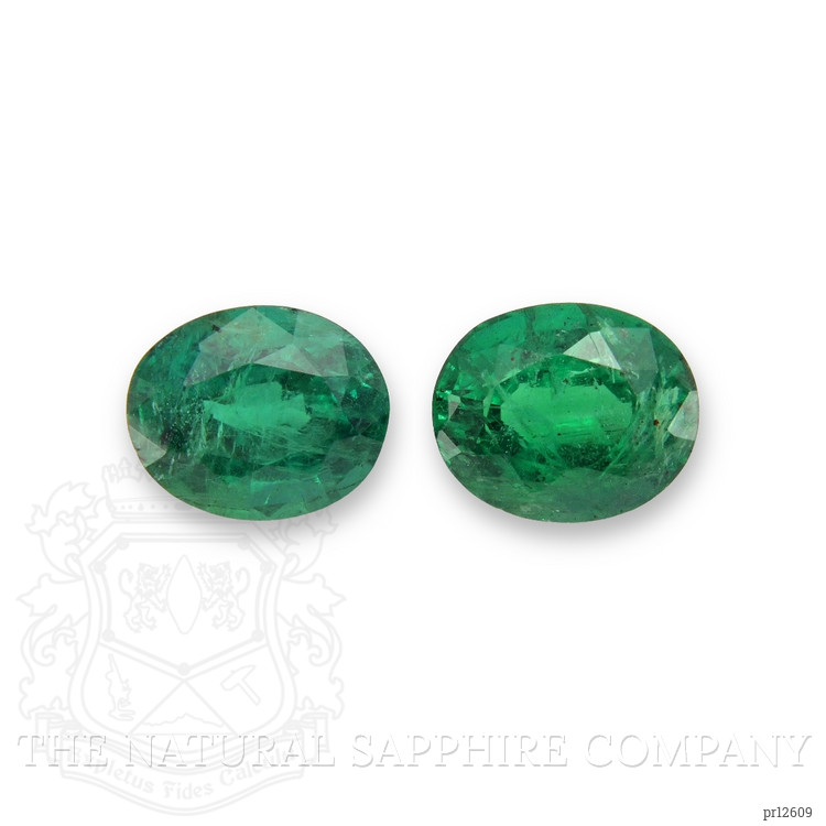 1.39 Ct.Tw. Emerald Pair from Zambia