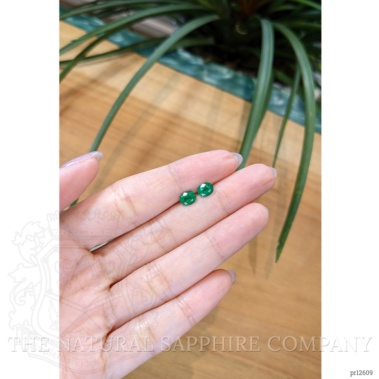 1.39 Ct.Tw. Emerald Pair from Zambia