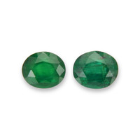 1.42 Ct.Tw.Total Carat Weight Emerald Pair from Zambia Video