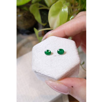 1.42&nbsp;Ct.Tw.Total Carat Weight Emerald Pair from Zambia Life Style