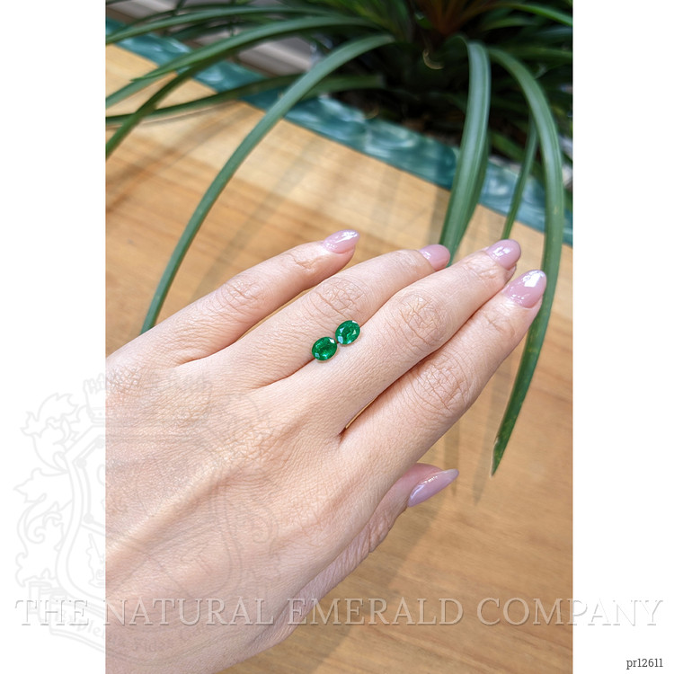 1.30 Ct.Tw. Emerald Pair from Zambia