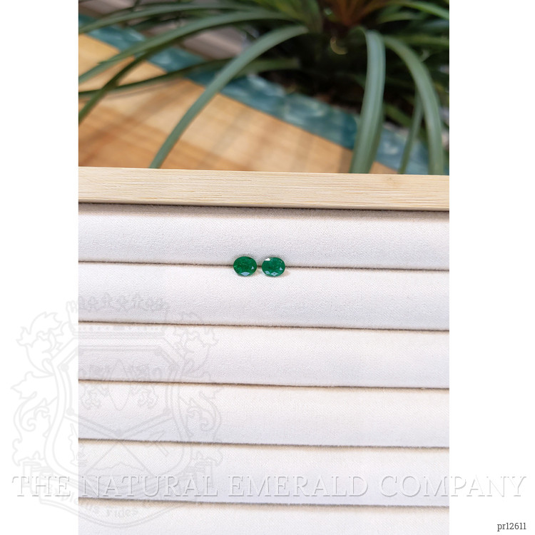 1.30 Ct.Tw. Emerald Pair from Zambia