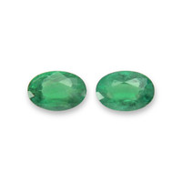 0.97 Ct.Tw.Total Carat Weight Emerald Pair from Zambia Video