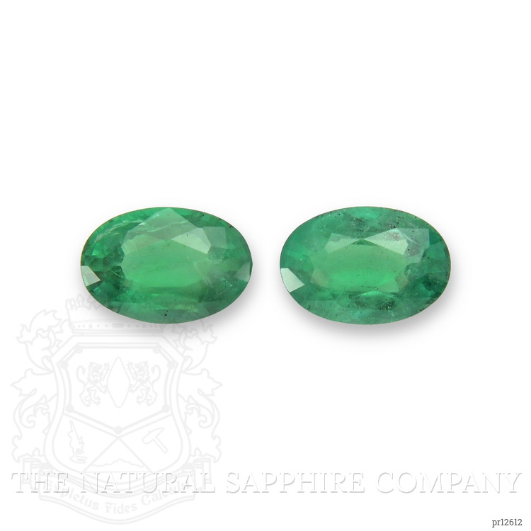 0.97 Ct.Tw. Emerald Pair from Zambia
