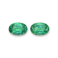 0.93 Ct.Tw.Total Carat Weight Emerald Pair from Zambia Video