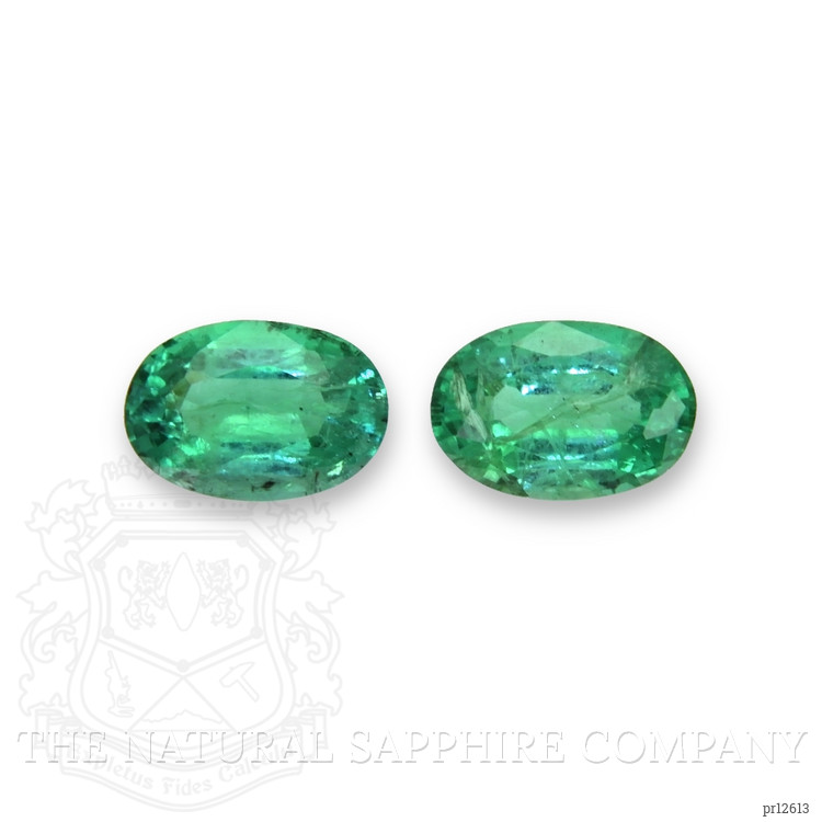0.93 Ct.Tw. Emerald Pair from Zambia