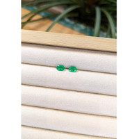 0.95 Ct.Tw.Total Carat Weight Emerald Pair from Zambia Life Style