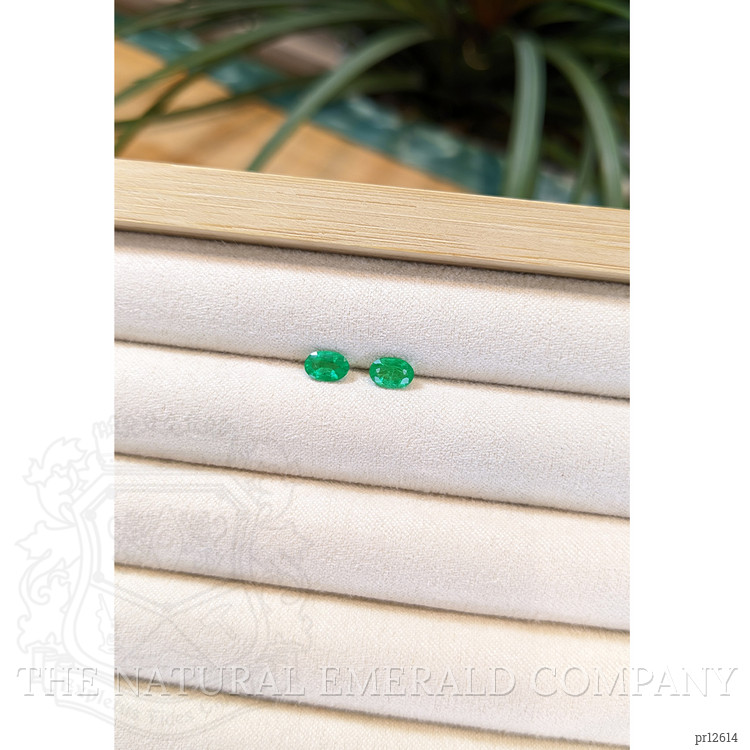 0.95 Ct.Tw. Emerald Pair from Zambia