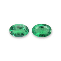 0.76&nbsp;Ct.Tw.Total Carat Weight Emerald Pair from Zambia Video