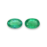 0.76&nbsp;Ct.Tw.Total Carat Weight Emerald Pair from Zambia Video
