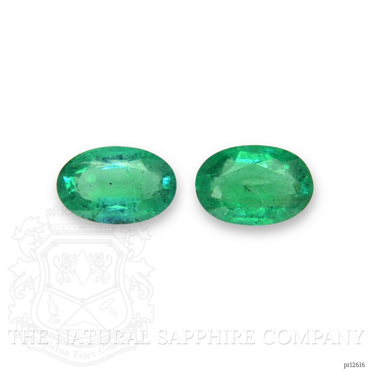 0.76 Ct.Tw. Emerald Pair from Zambia