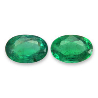 0.83&nbsp;Ct.Tw.Total Carat Weight Emerald Pair from Zambia Video