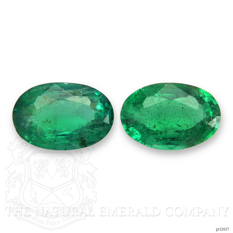 0.83 Ct.Tw. Emerald Pair from Zambia