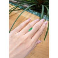 0.98 Ct.Tw.Total Carat Weight Emerald Pair from Zambia Life Style