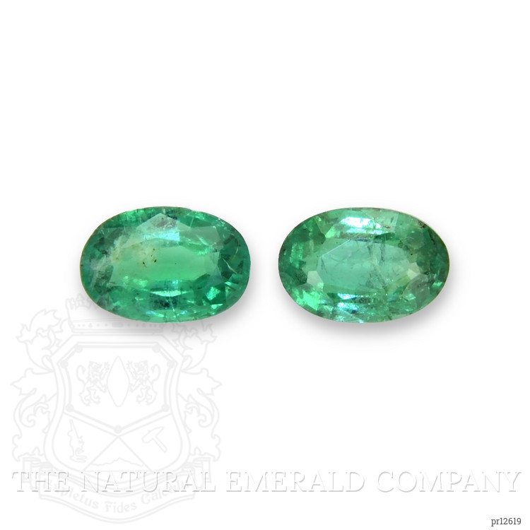 0.99 Ct.Tw. Emerald Pair from Zambia