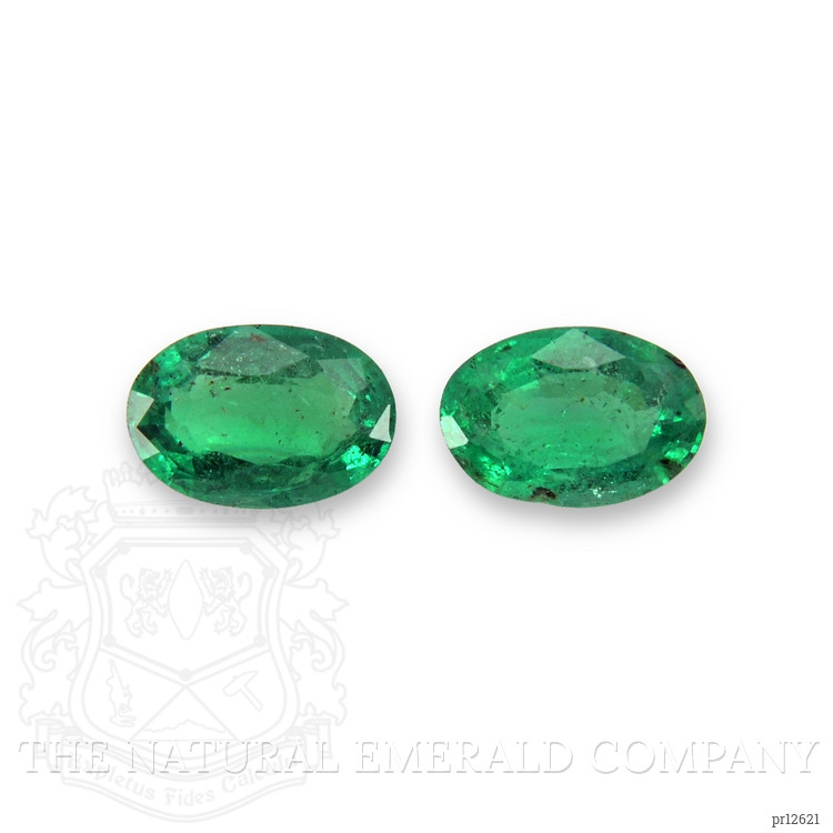 0.82 Ct.Tw. Emerald Pair from Zambia
