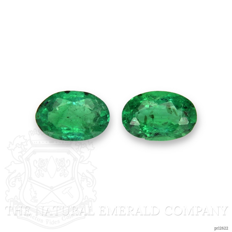 0.73 Ct.Tw. Emerald Pair from Zambia