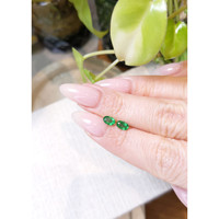 0.73&nbsp;Ct.Tw.Total Carat Weight Emerald Pair from Zambia Life Style