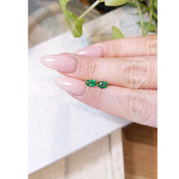 0.78&nbsp;Ct.Tw.Total Carat Weight Emerald Pair from Zambia Life Style