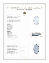 0.16 Ct.Tw.Total Carat Weight Opal Pair from Australia 3 D Scan Report