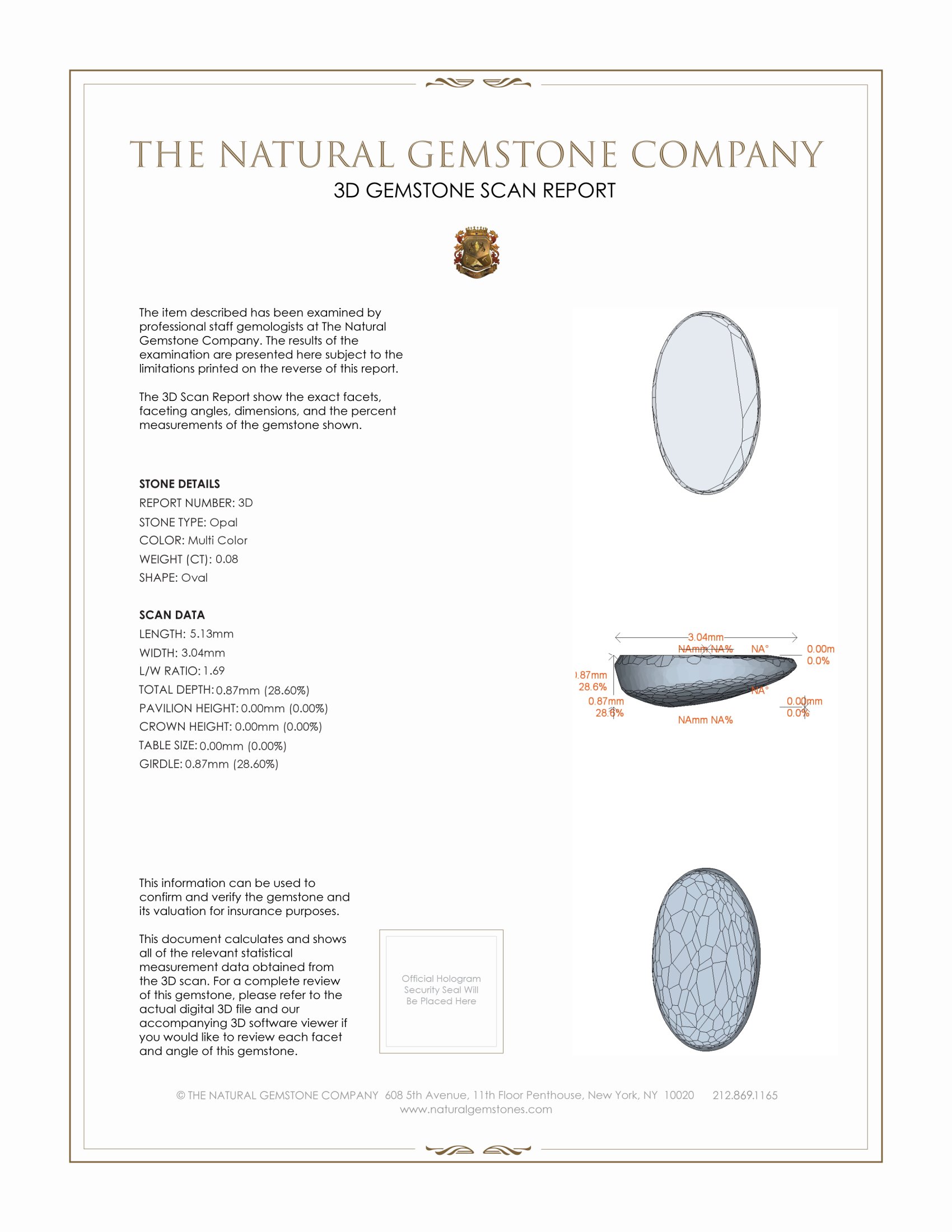0.16 Ct.Tw. Opal Pair from Australia