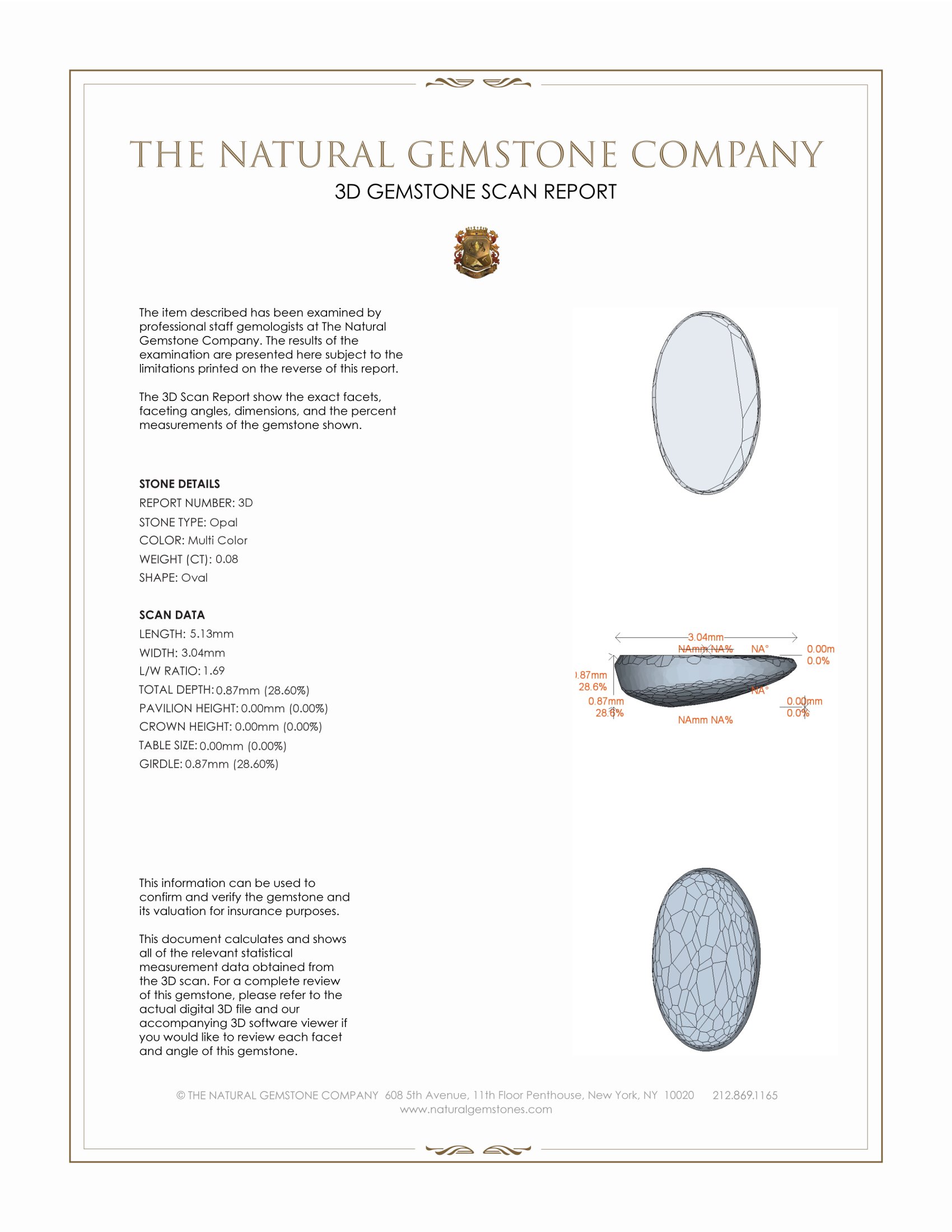 0.16 Ct.Tw. Opal Pair from Australia