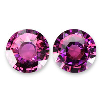 5.08&nbsp;Ct.Tw.Total Carat Weight Purplish Pink Sapphire Pair from Ceylon (Sri Lanka) Video