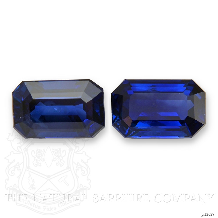 4.07 Ct.Tw. Blue Sapphire Pair from Ceylon (Sri Lanka)