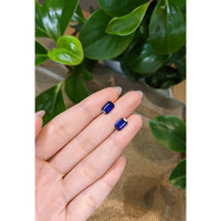 4.07&nbsp;Ct.Tw.Total Carat Weight Blue Sapphire Pair from Ceylon (Sri Lanka) Life Style