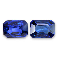 4.43&nbsp;Ct.Tw.Total Carat Weight Blue Sapphire Pair from Ceylon (Sri Lanka) Video