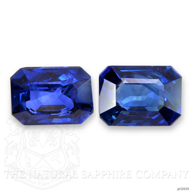 4.43 Ct.Tw. Blue Sapphire Pair from Ceylon (Sri Lanka)