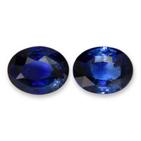3.64&nbsp;Ct.Tw.Total Carat Weight Blue Sapphire Pair from Ceylon (Sri Lanka) Video
